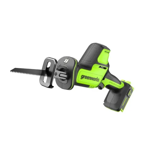 Пила сабельная компактная аккумуляторная Greenworks 24V GPT-CRS-25 1200507, бесщеточная, без АКБ и ЗУ